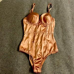 Fleur du mal SATIN BULLET BODYSUIT